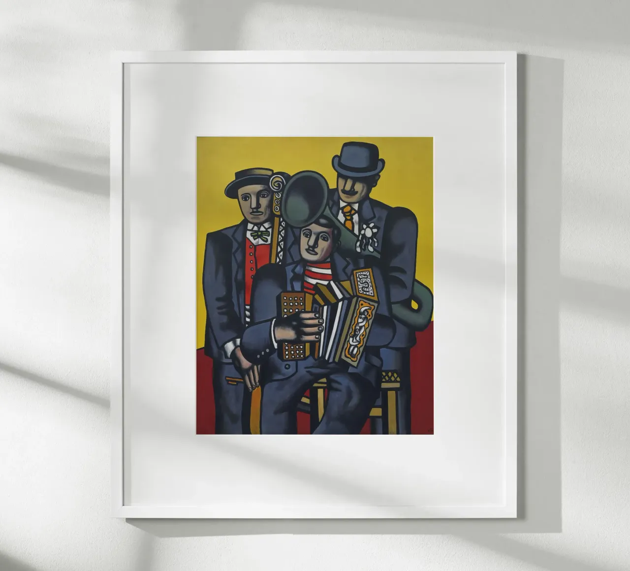 Fernand Léger: The Three Musicians, Cubist Figurative Master hahnemühle by NorwesClub