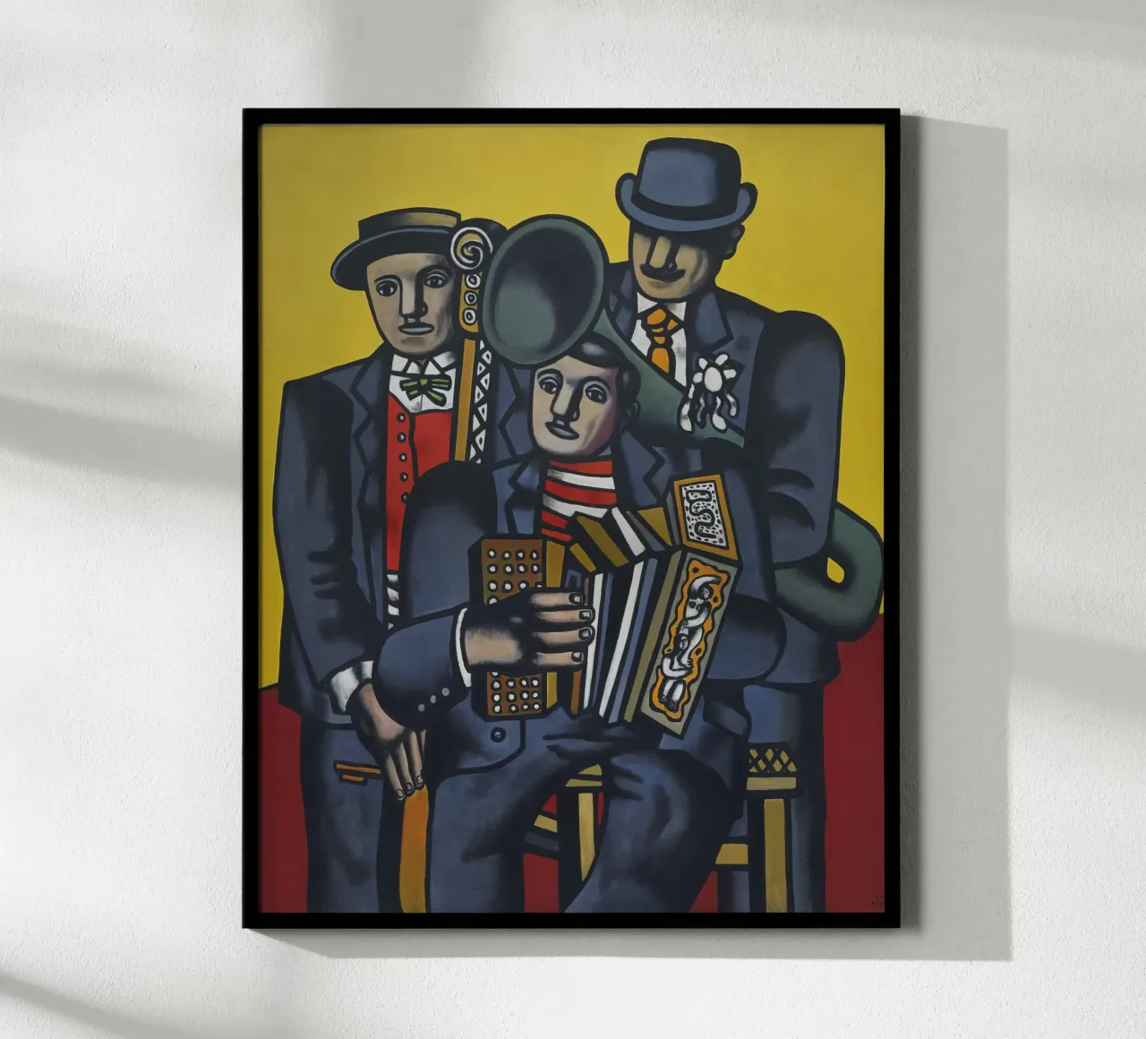 Fernand Léger: The Three Musicians, Cubist Figurative Master hahnemühle by NorwesClub