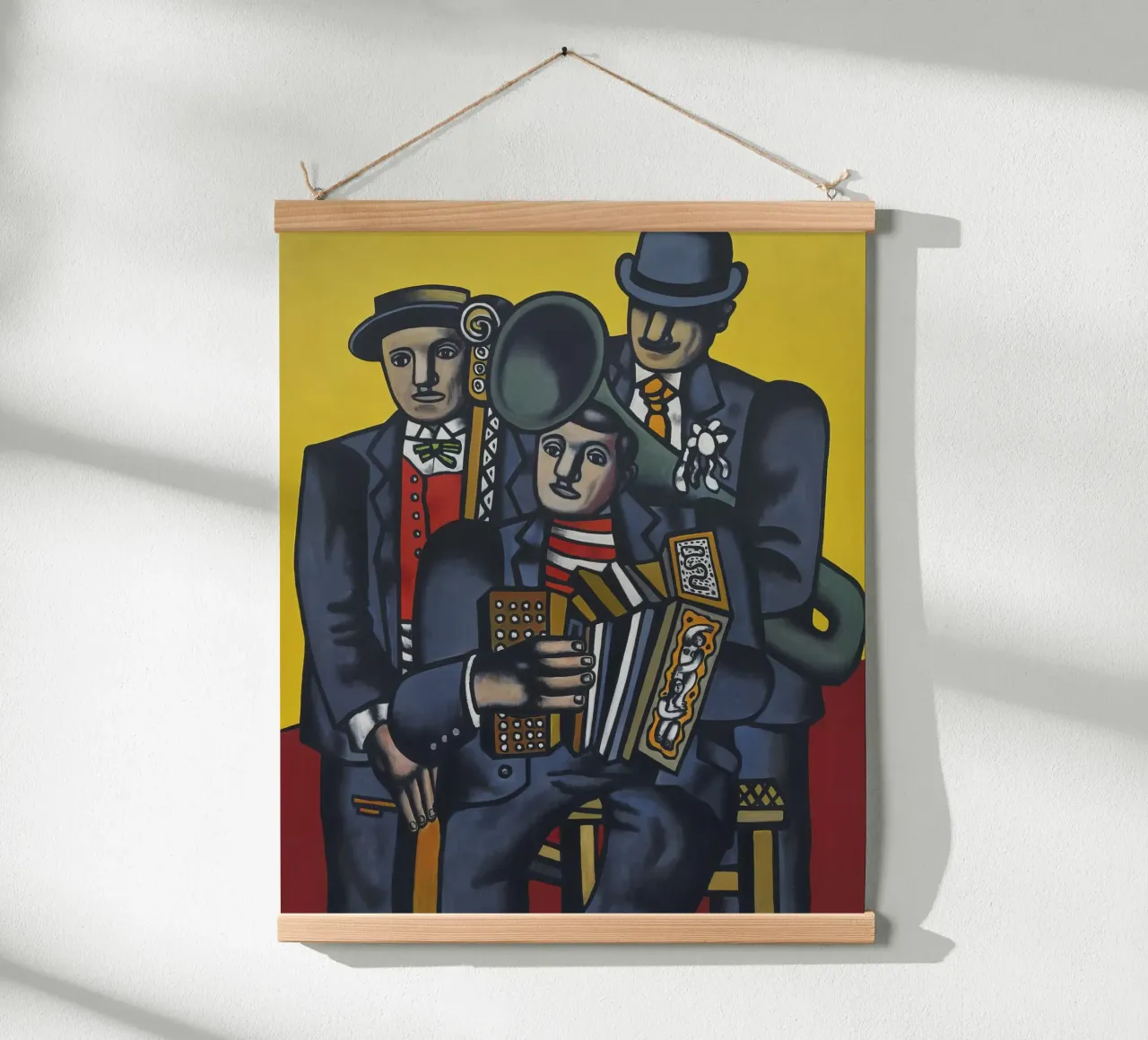 Fernand Léger: The Three Musicians, Cubist Figurative Master hahnemühle by NorwesClub