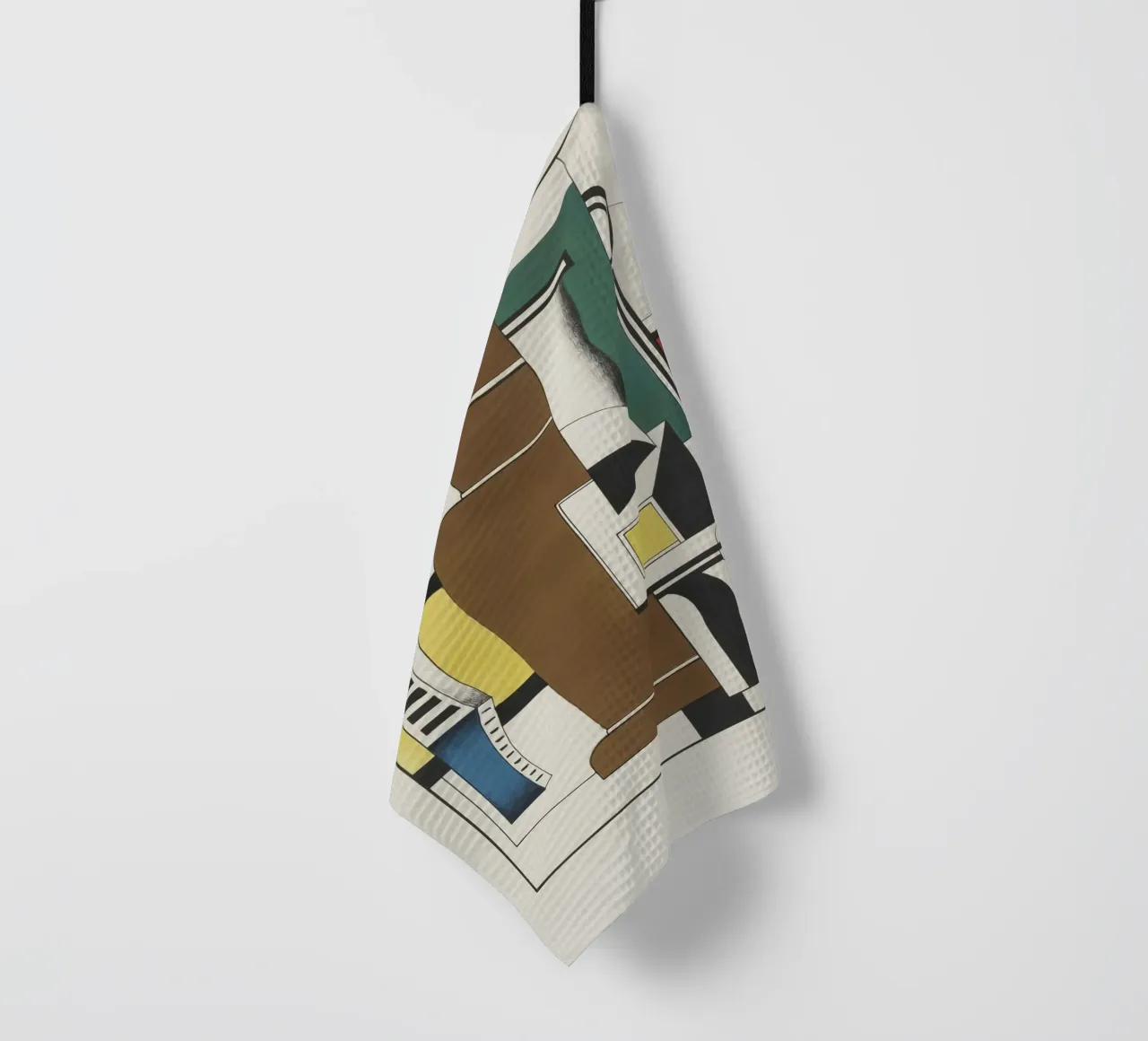 Fernand Léger : Le vase, nature morte puriste et abstraite torchon de NorwesClub