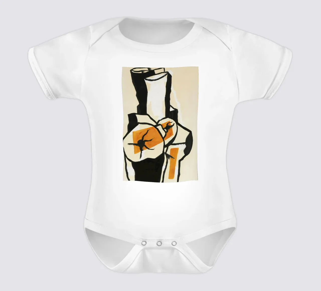 Fernand Léger - Baumstämme, Modernist Art Print, Bold & Kurzarm Babybody von NorwesClub