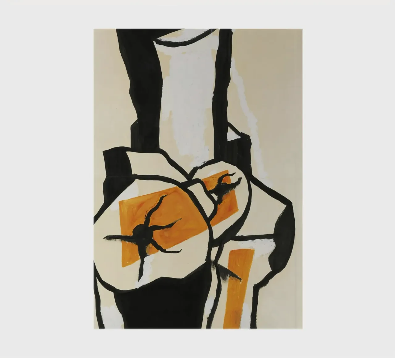 Fernand Léger - Trunks d'arbres, Modernist Art Print, Bold & carnet de notes de NorwesClub