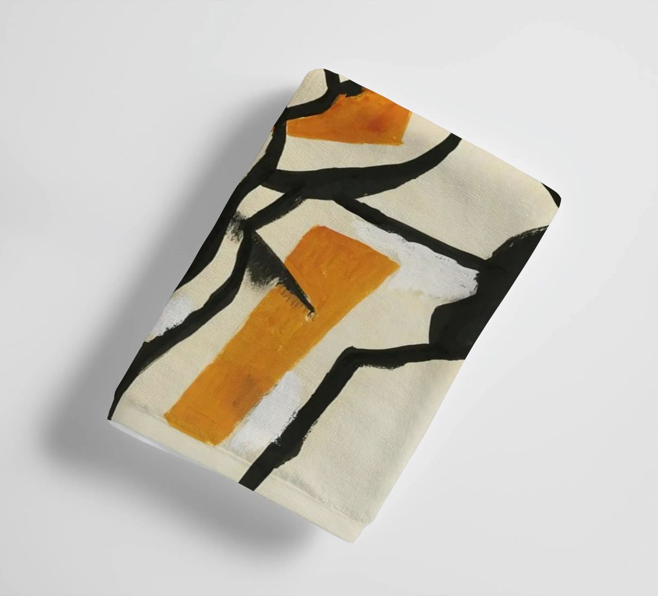 Fernand Léger - Trunks of trees, Modernist Art Print, Bold & White towel by NorwesClub