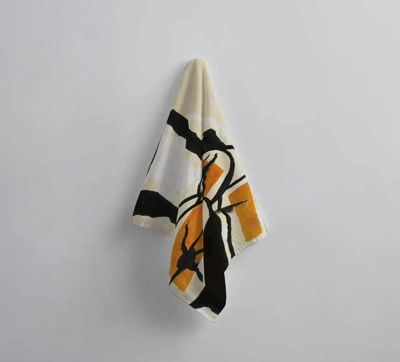 Fernand Léger - Trunks d'arbres, Modernist Art Print, Bold & serviette de bain de NorwesClub