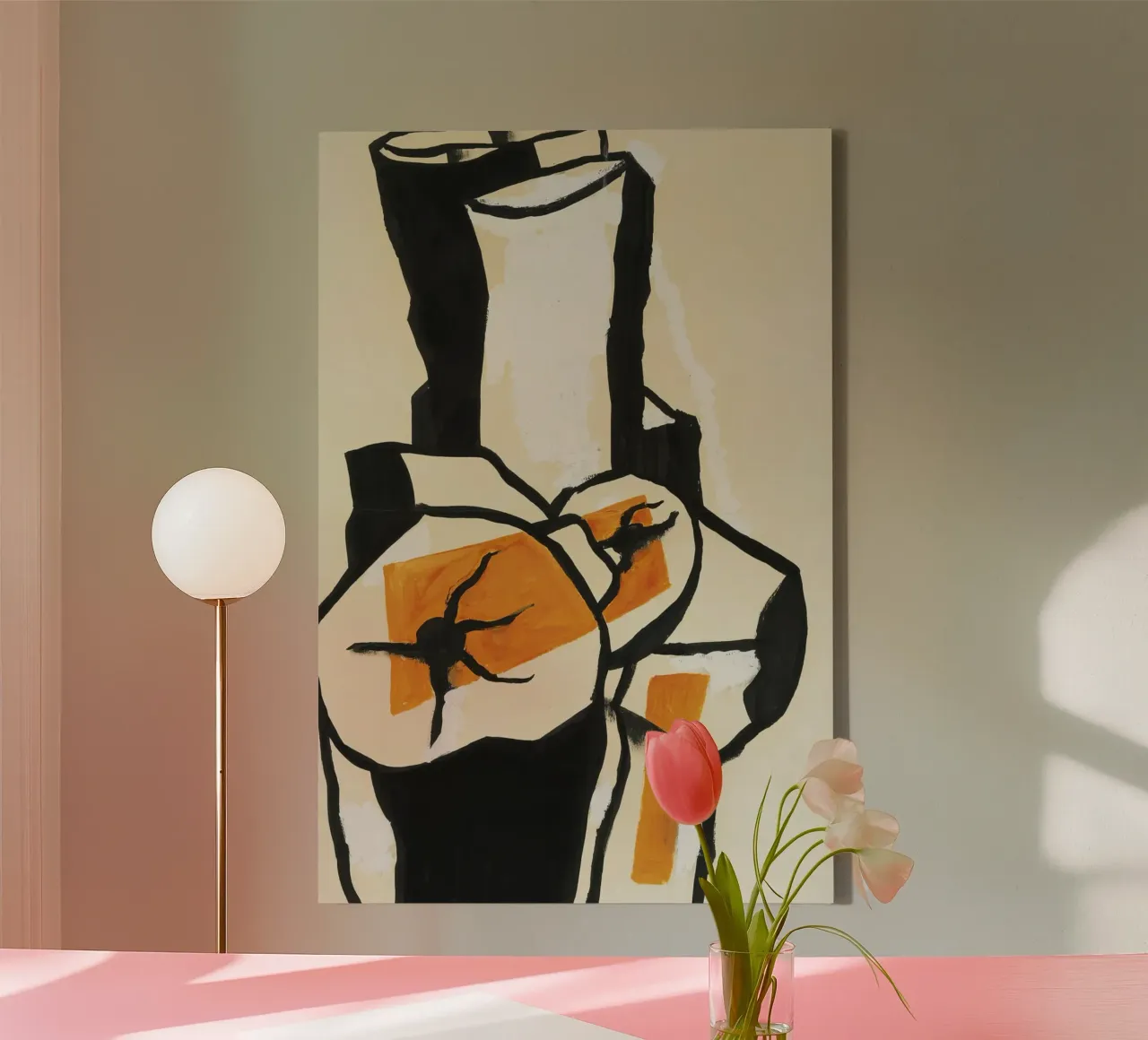 Fernand Léger - Trunks d'arbres, Modernist Art Print, Bold & toile de NorwesClub