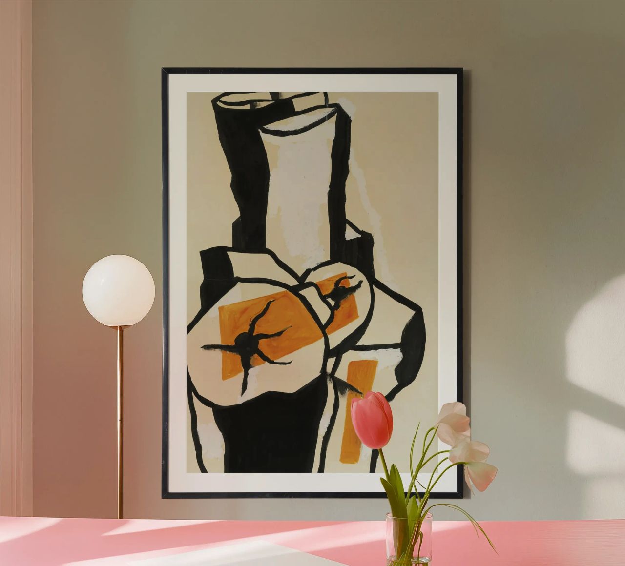 Fernand Léger - Trunks of trees, Modernist Art Print, Bold & White hahnemühle by NorwesClub