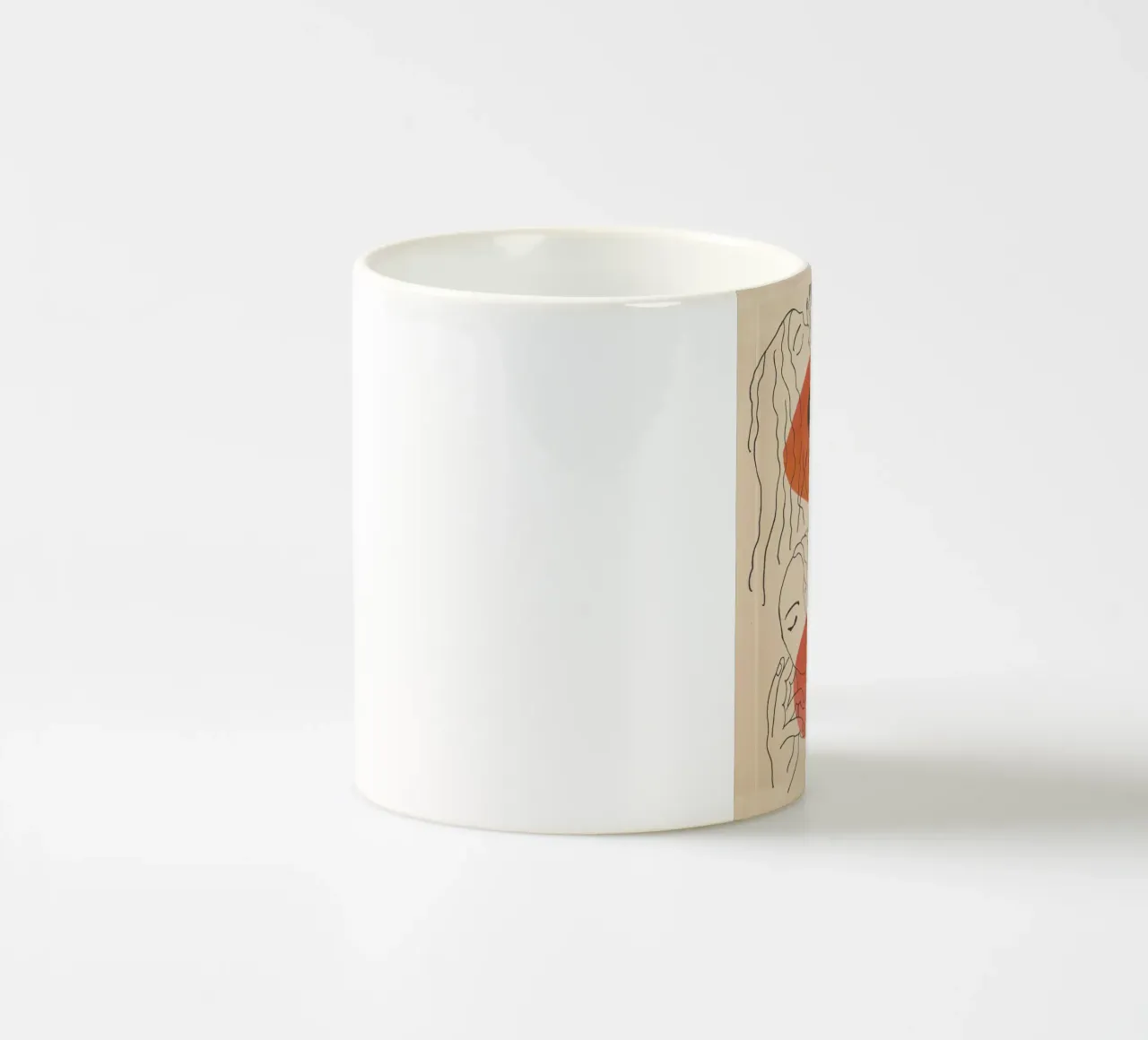Fernand Léger Donna cubista con libro e fiori | Arte moderna tazza in ceramica da NorwesClub