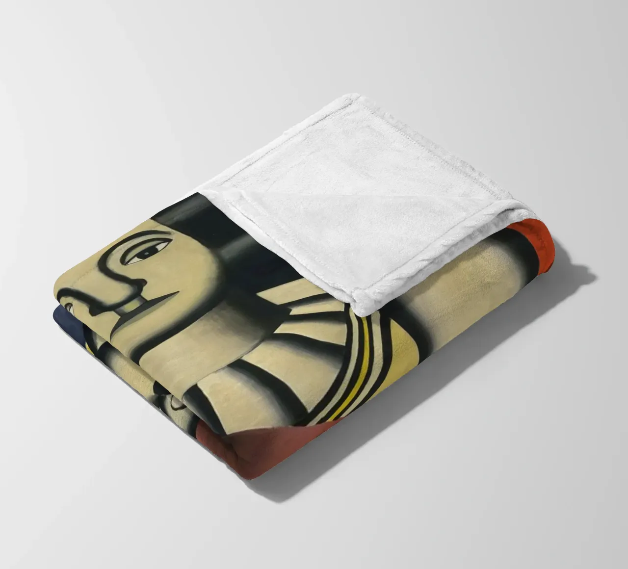 Fernand Léger Donna cubista con libro e fiori | Arte moderna coperta in pile da NorwesClub