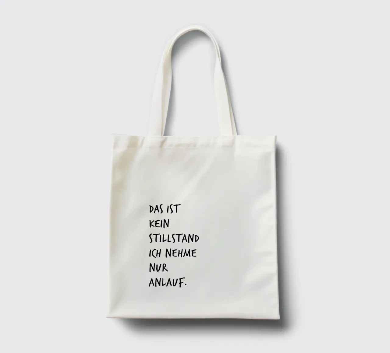 Anlauf. Jutebeutel von FRICKE DESIGN