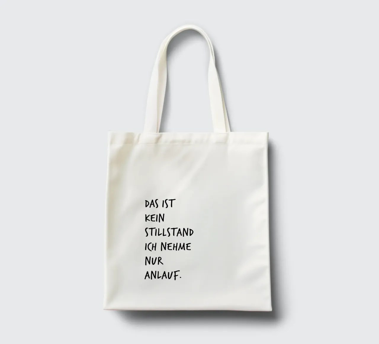 Anlauf. Jutebeutel von FRICKE DESIGN