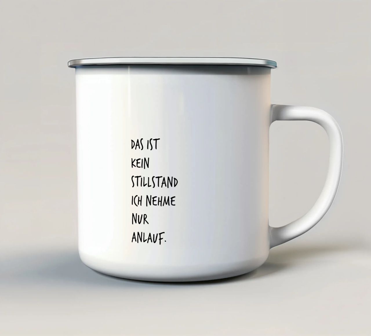Avvio. tazza in smalto da FRICKE DESIGN