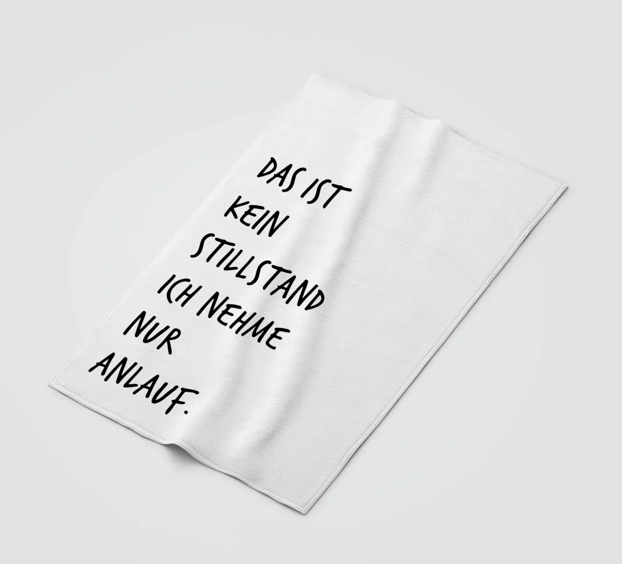 Anlauf. Fleecedecke von FRICKE DESIGN