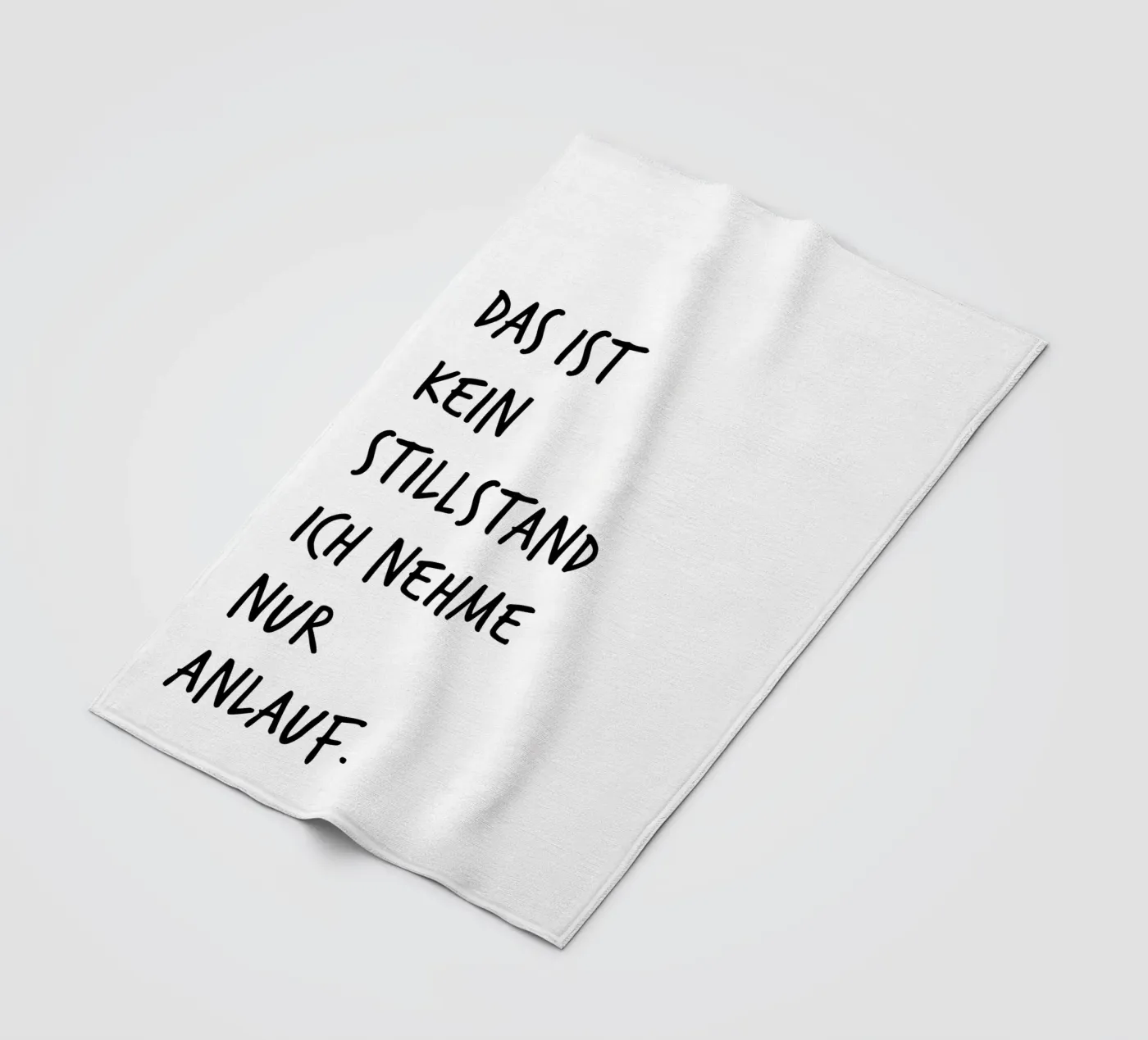 aanloop fleecedeken van FRICKE DESIGN