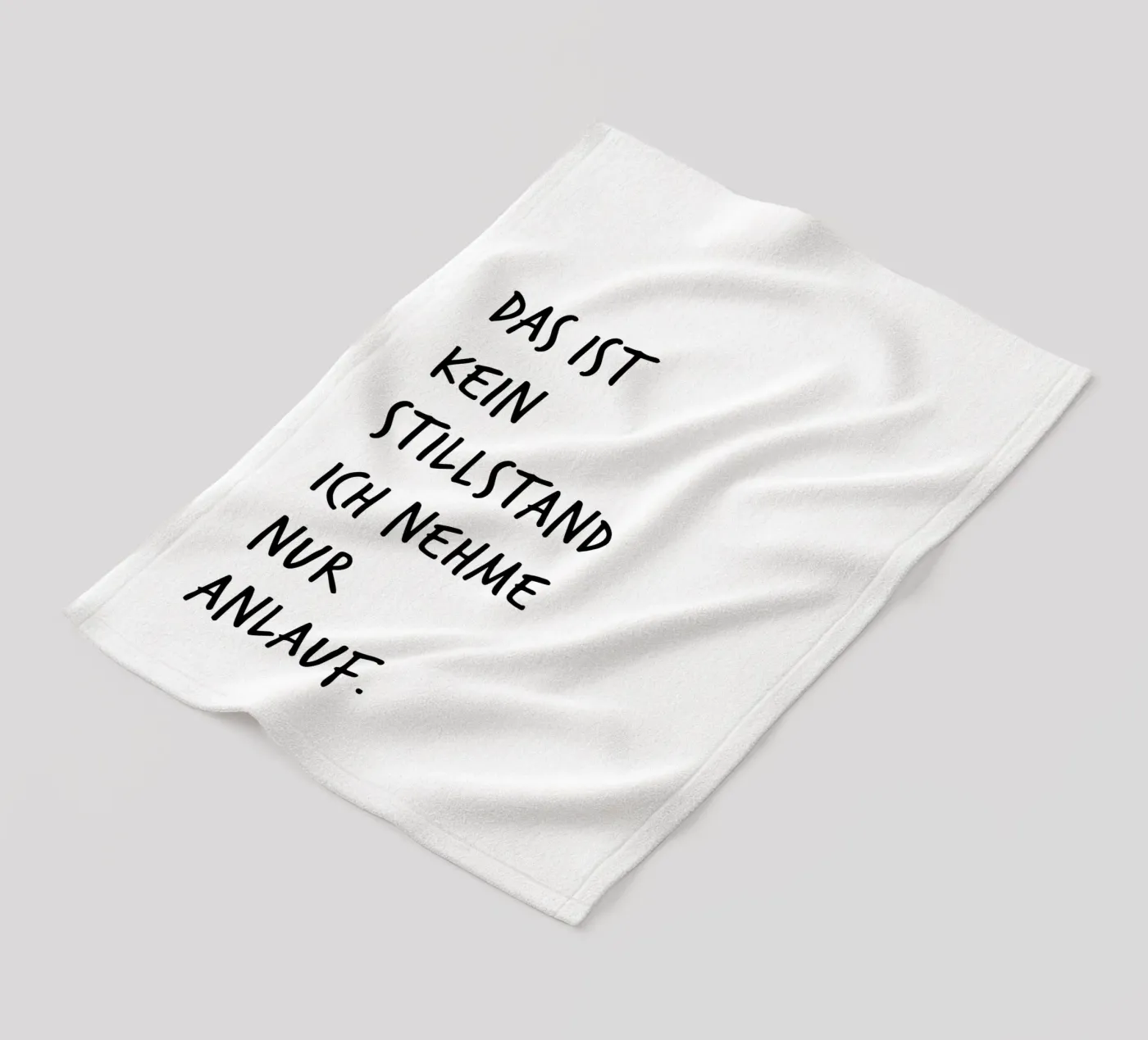 aanloop fleecedeken van FRICKE DESIGN