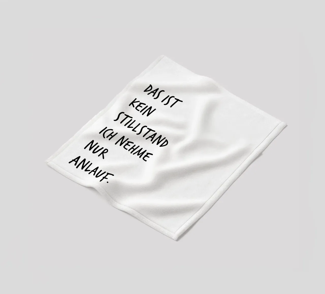 Anlauf. Fleecedecke von FRICKE DESIGN