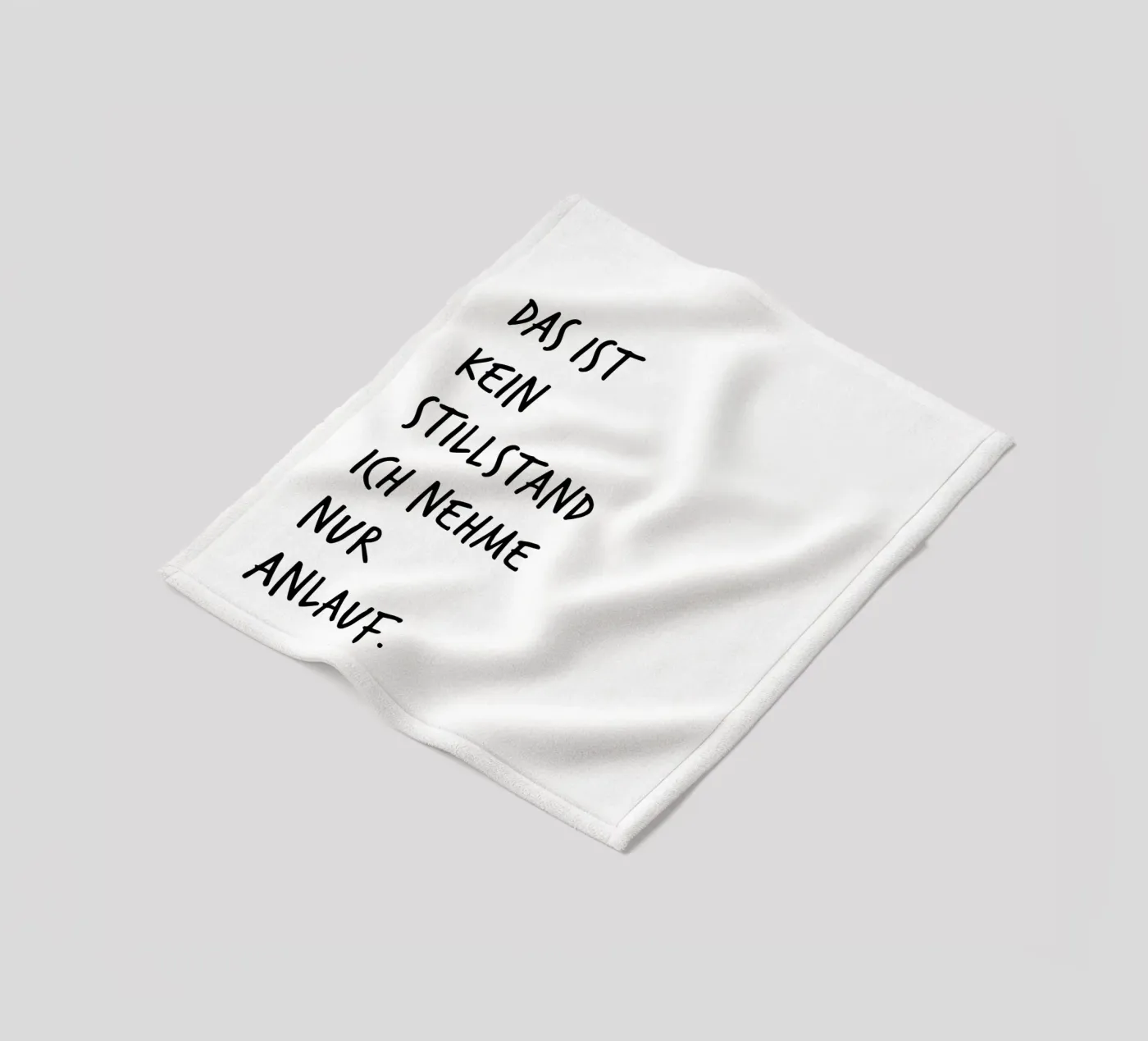 aanloop fleecedeken van FRICKE DESIGN