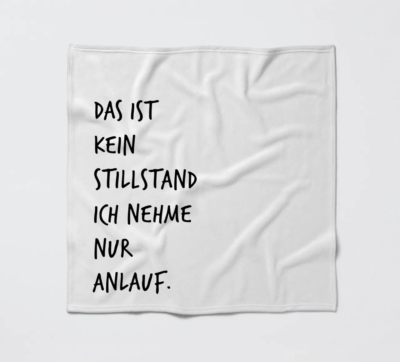 Anlauf. Fleecedecke von FRICKE DESIGN