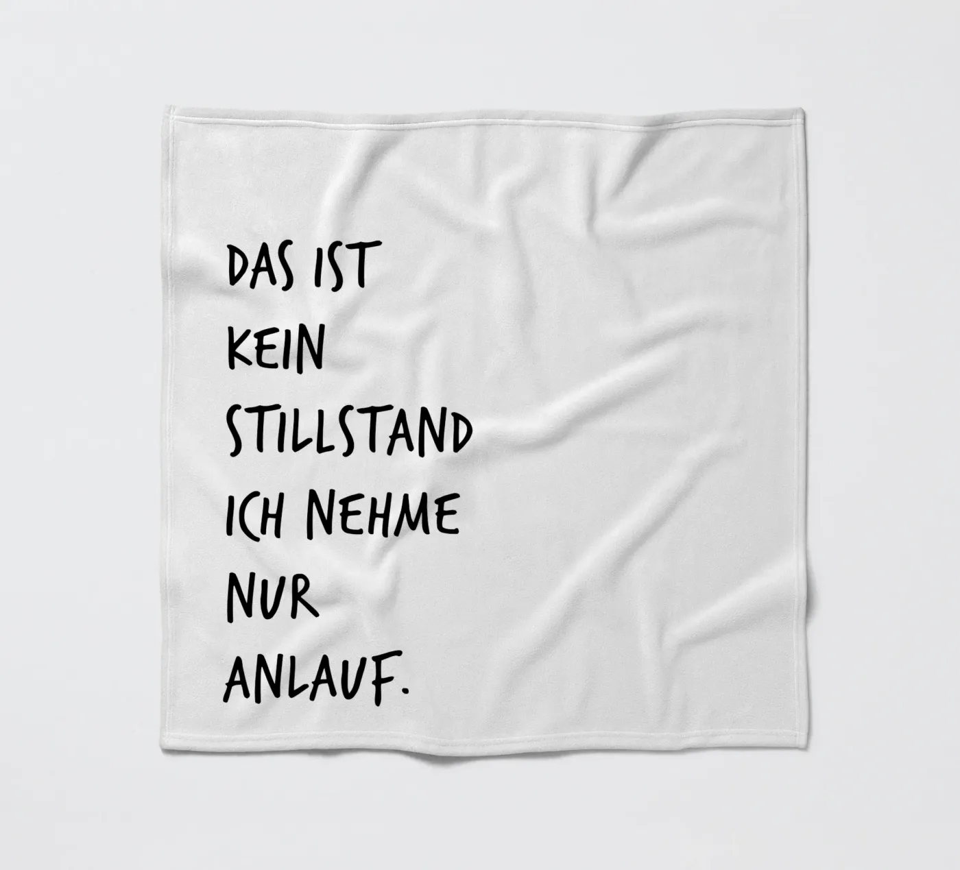 aanloop fleecedeken van FRICKE DESIGN