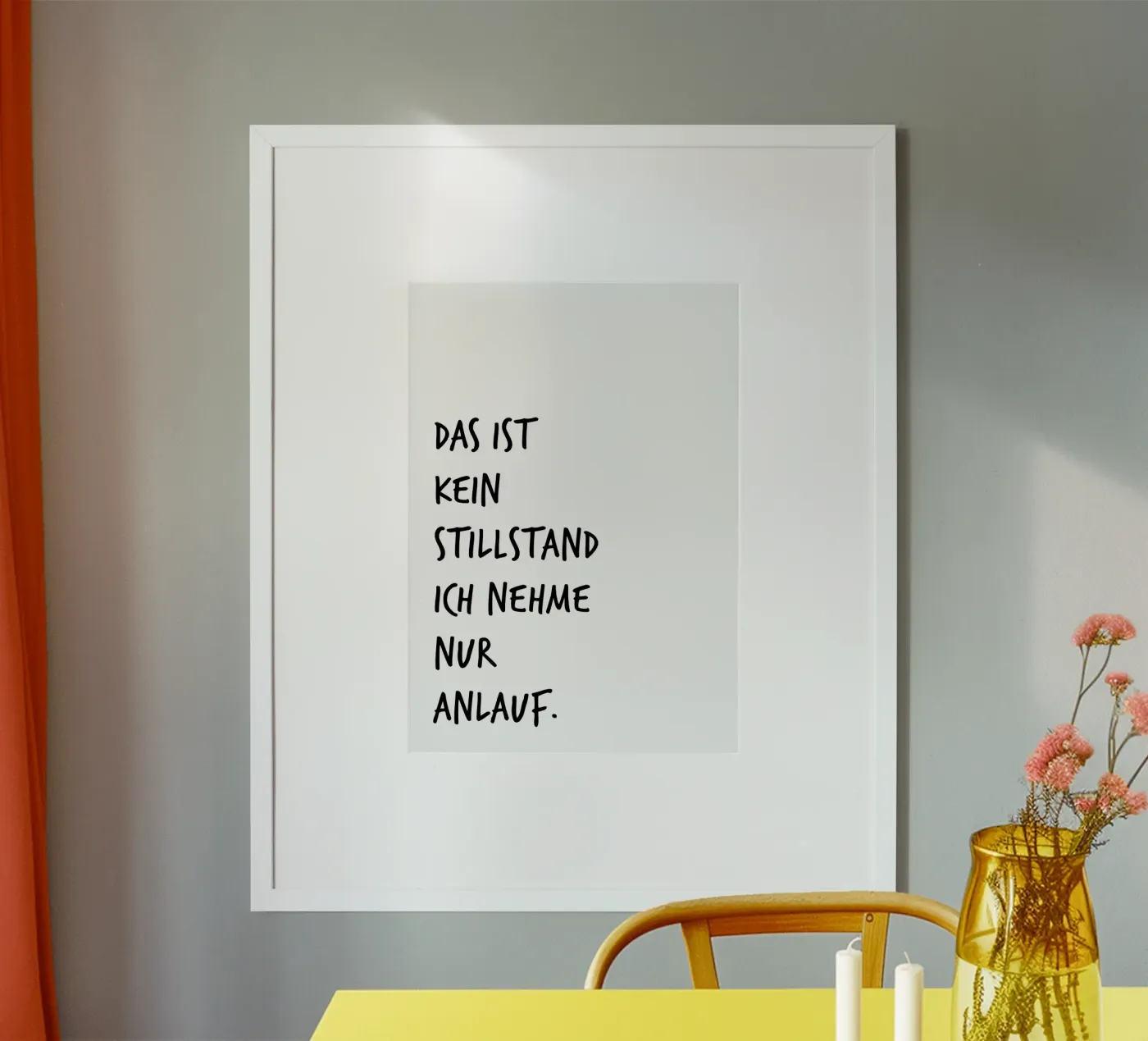 aanloop poster van FRICKE DESIGN