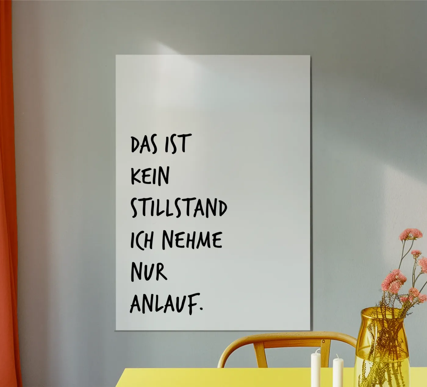 aanloop poster van FRICKE DESIGN