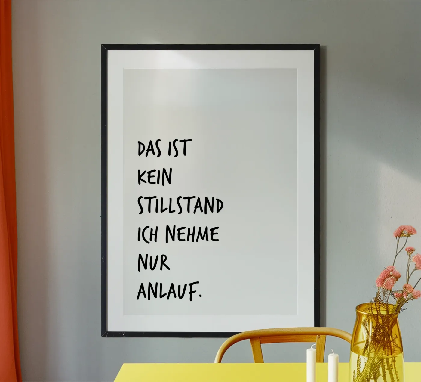 aanloop poster van FRICKE DESIGN