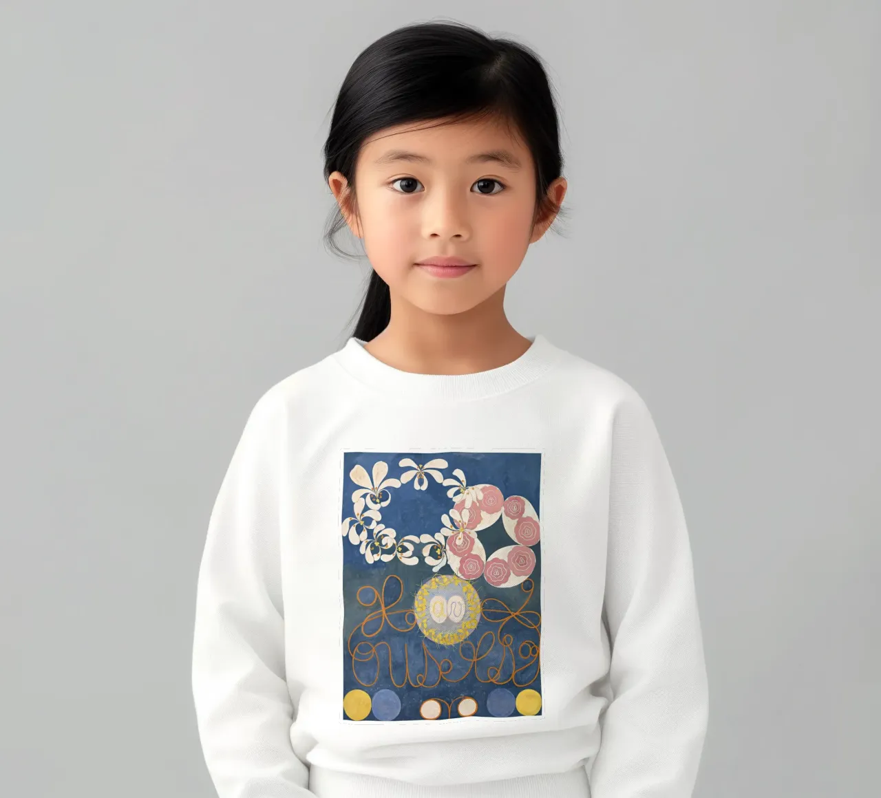 Hilma af Klint "Kindheit" Abstrakte | Mystische Botanische Kunst Kinder Sweatshirt von NorwesClub