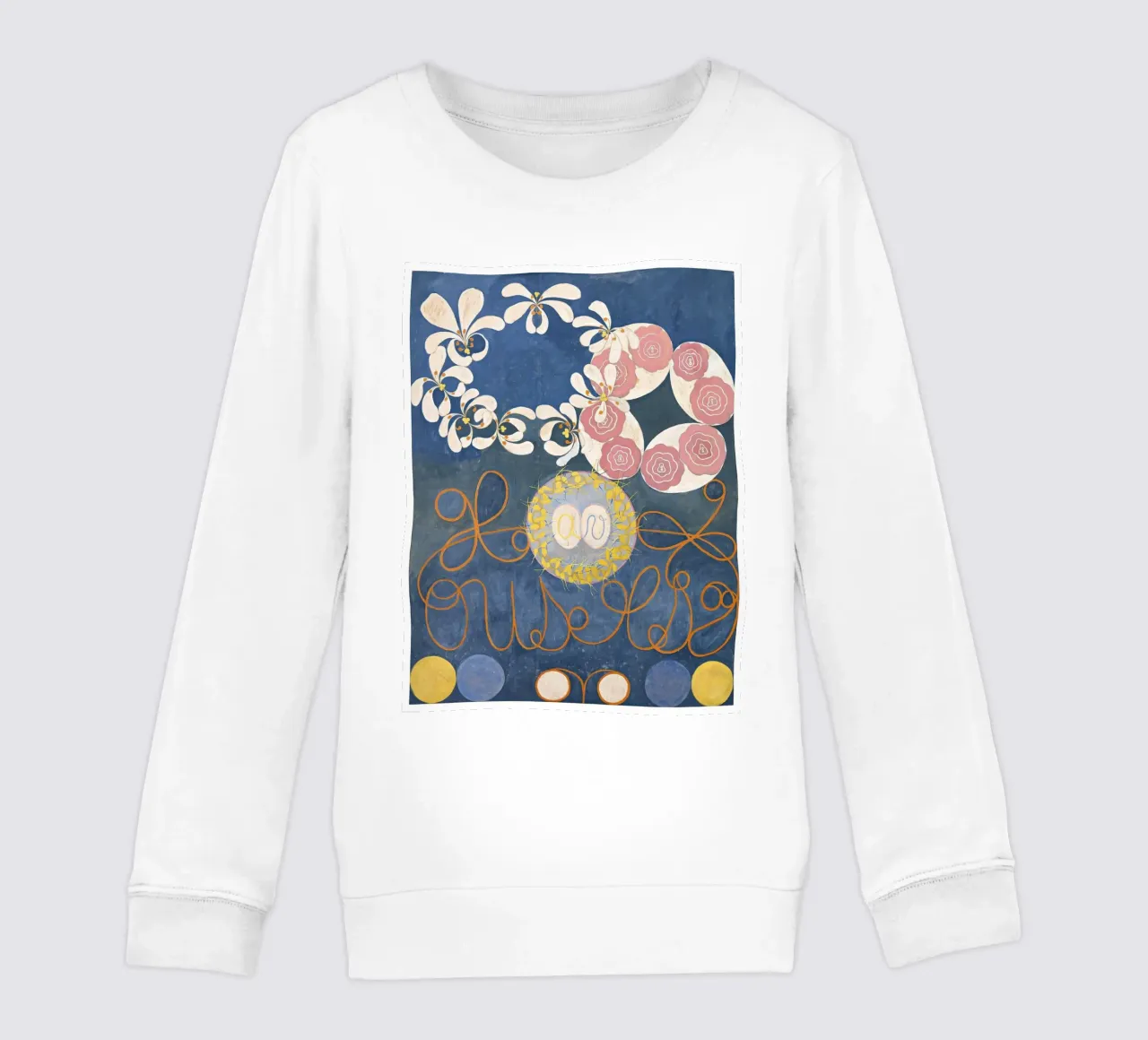 Hilma af Klint "Kindheit" Abstrakte | Mystische Botanische Kunst Kinder Sweatshirt von NorwesClub