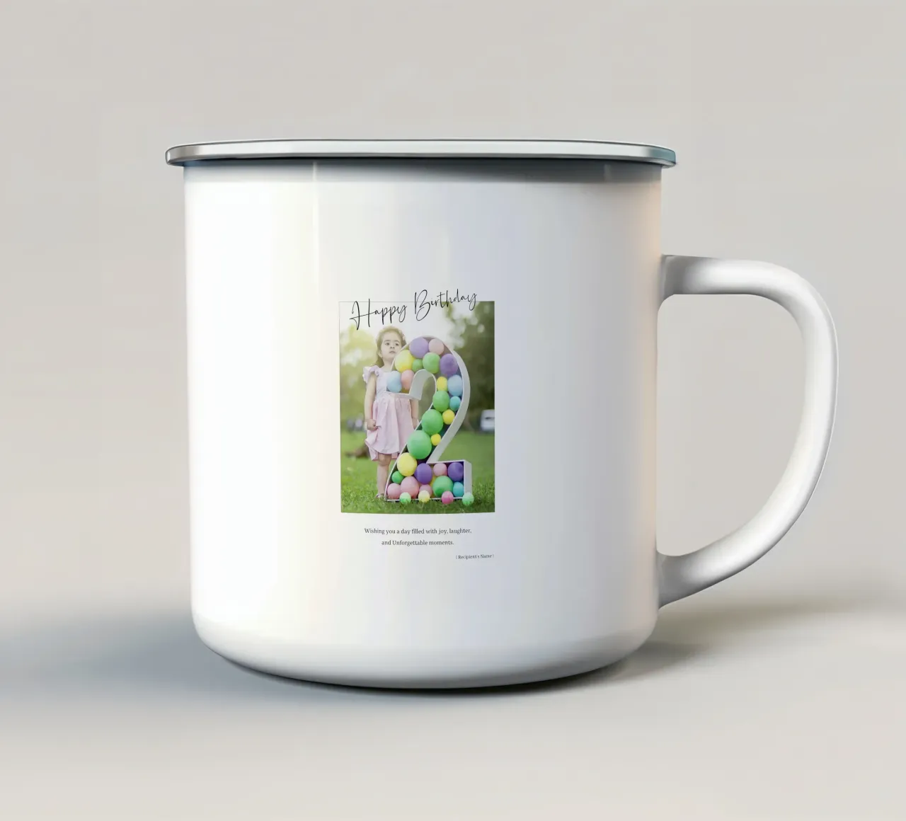 Regali di compleanno personalizzati tazza in smalto da NEWEST CUSTOM SHOP