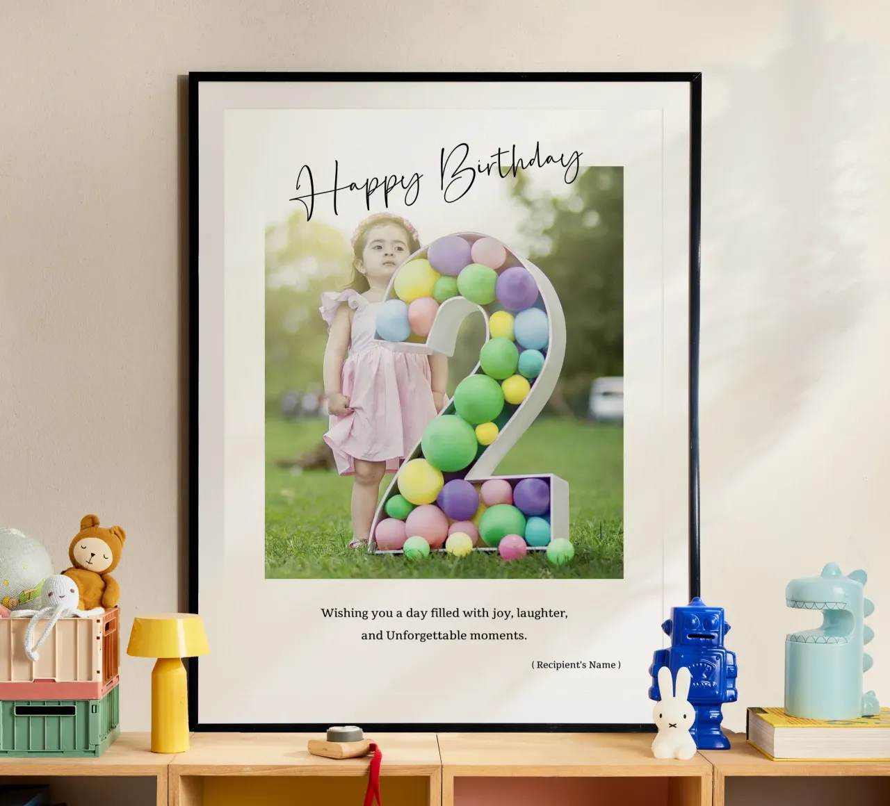 Regali di compleanno personalizzati poster con telaio in alluminio da NEWEST CUSTOM SHOP