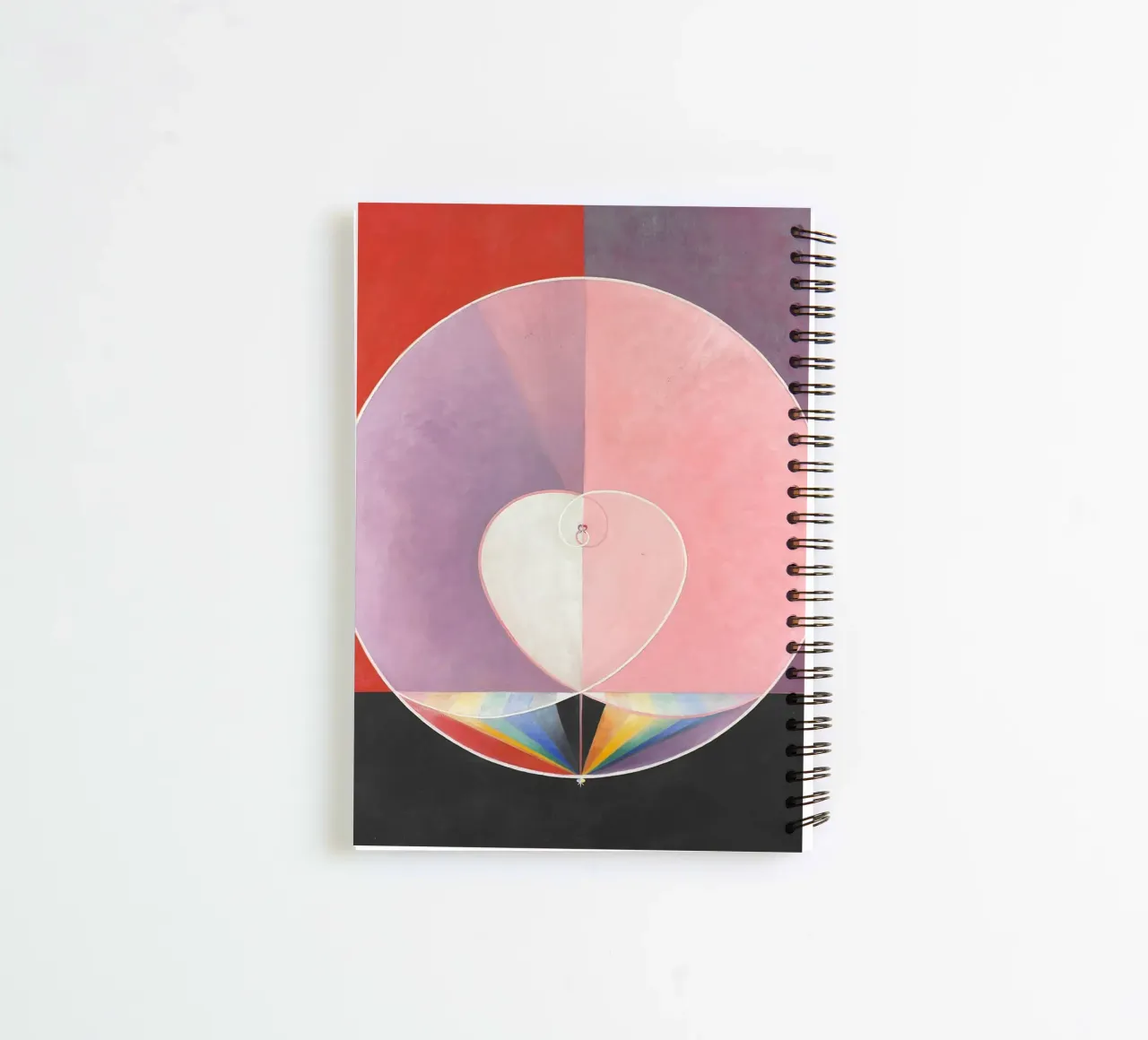 Hilma af Klint "Doves No. 2" | Abstract Spiritual Harmony Ar spiral notebook by NorwesClub