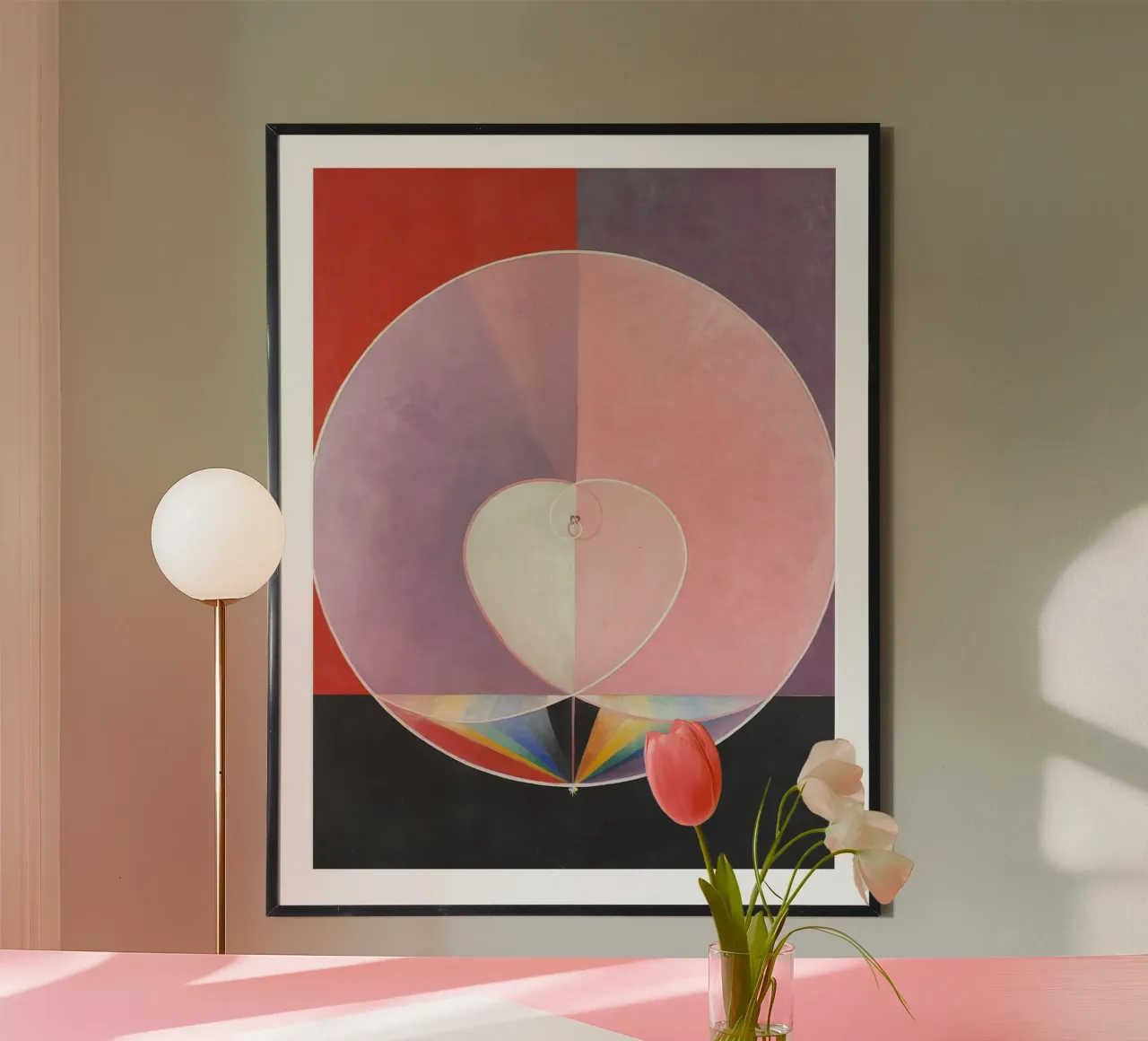 Hilma af Klint "Duiven nr. 2". | Abstracte spirituele harmonie Ar hahnemühle van NorwesClub