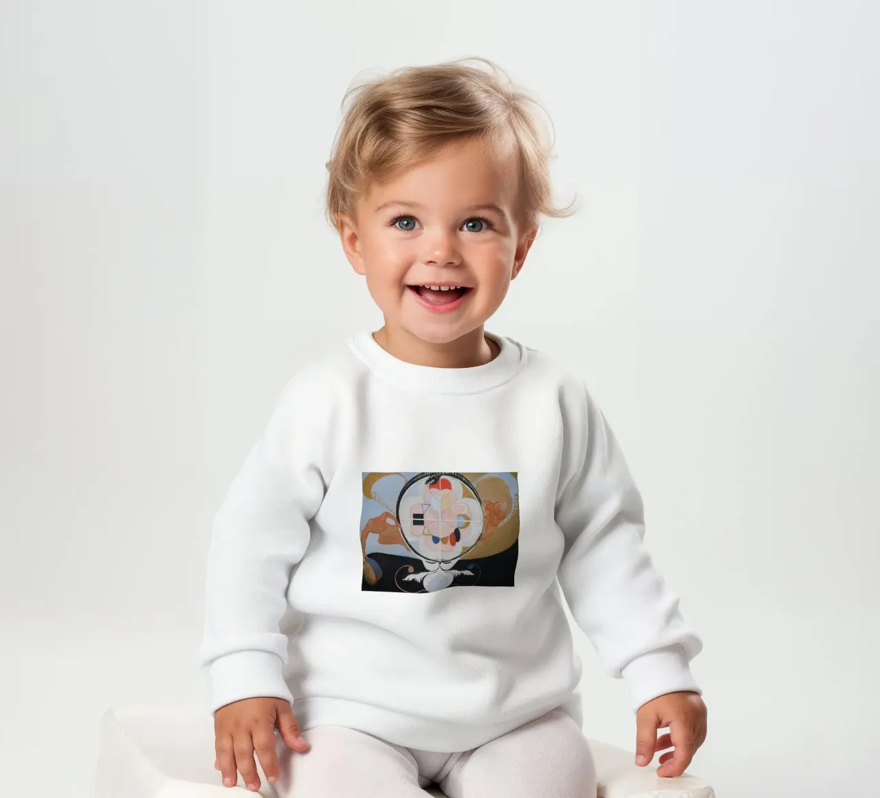 Hilma af Klint "Evolución" | Transformación mística abstracta sudadera de bebé de NorwesClub