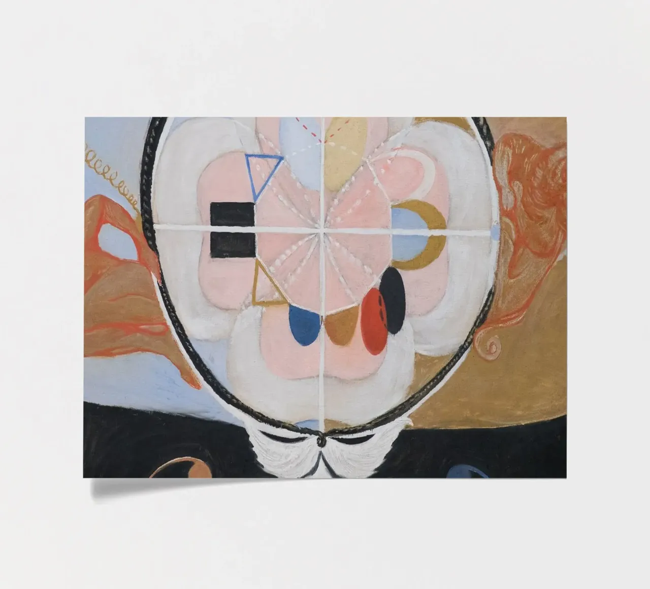 Hilma af Klint "Evolution" | Mystical Abstract Transformatio sticker sheet by NorwesClub