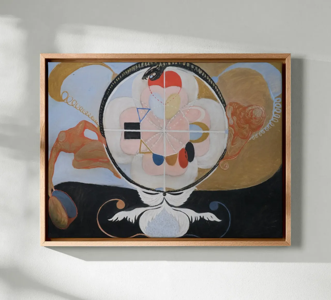 Hilma af Klint "Evolution" | Mystical Abstract Transformatio canvas by NorwesClub