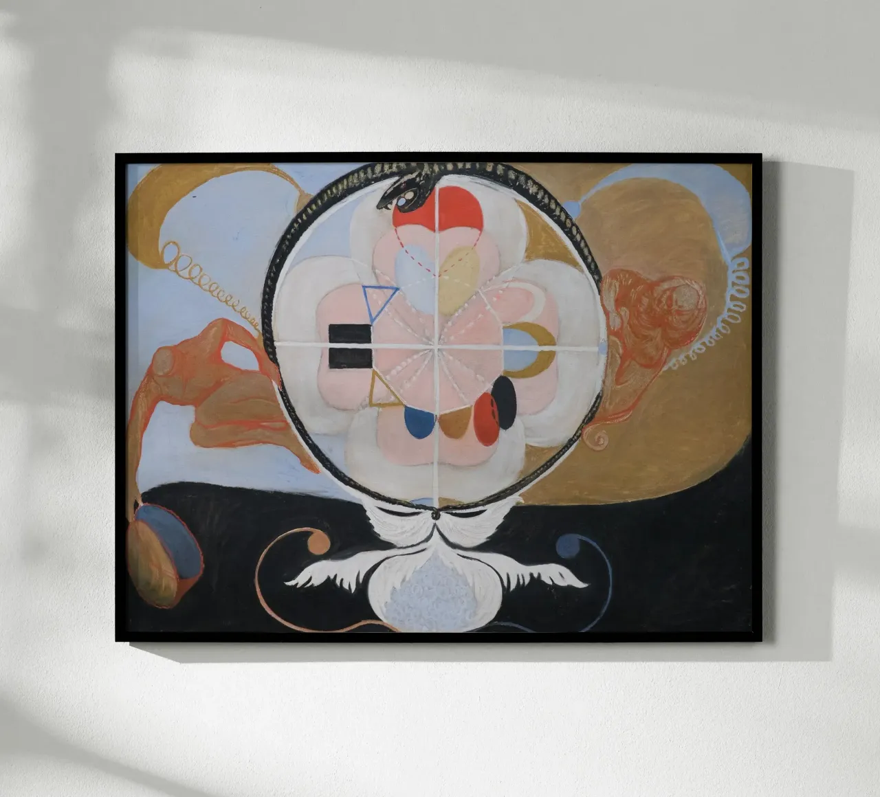 Hilma af Klint "Evolution" | Trasformazione mistica astratta poster con telaio in alluminio da NorwesClub