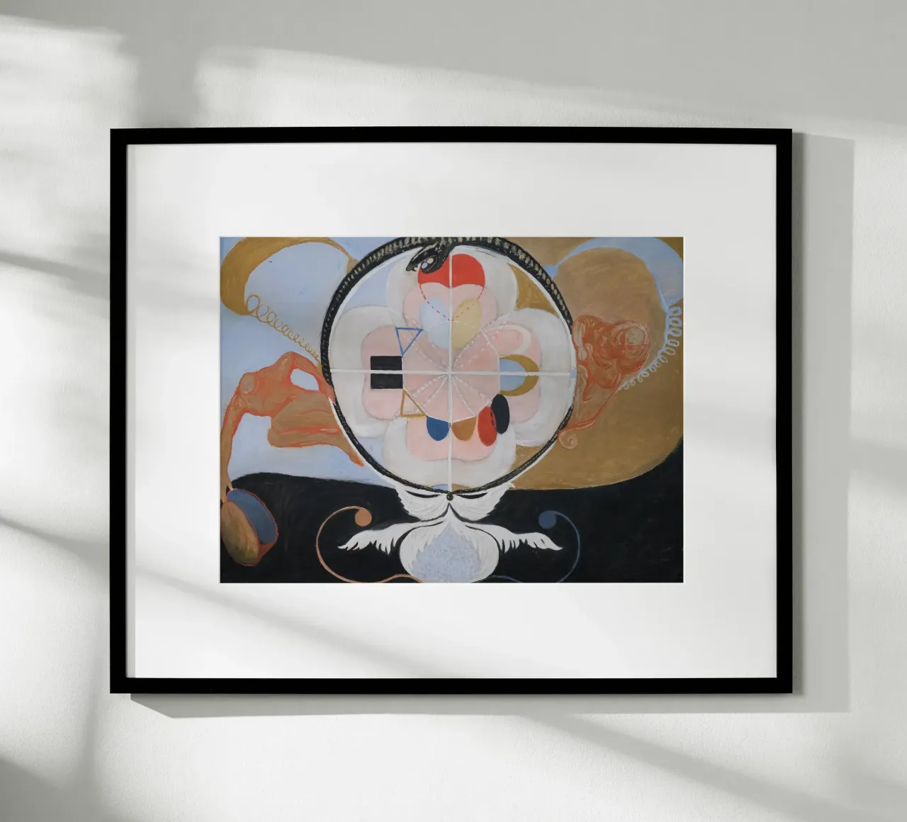 Hilma af Klint "Evolution" | Trasformazione mistica astratta poster con telaio in alluminio da NorwesClub