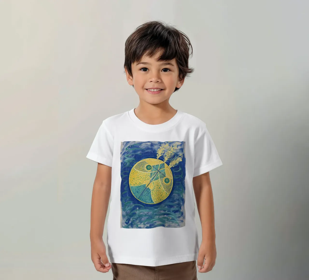 Hilma af Klint "Urchaos" | Abstrakte spirituelle Kosmik Kinder T-Shirt von NorwesClub