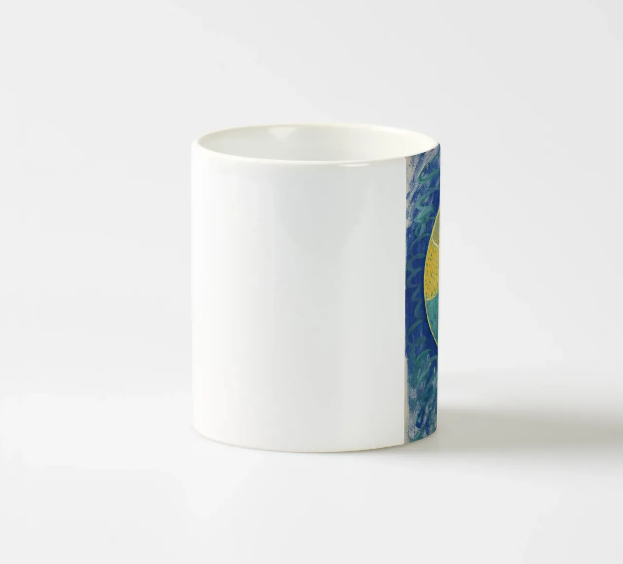 Hilma af Klint "Caos primordiale" | Cosmi spirituale astratto tazza in ceramica da NorwesClub