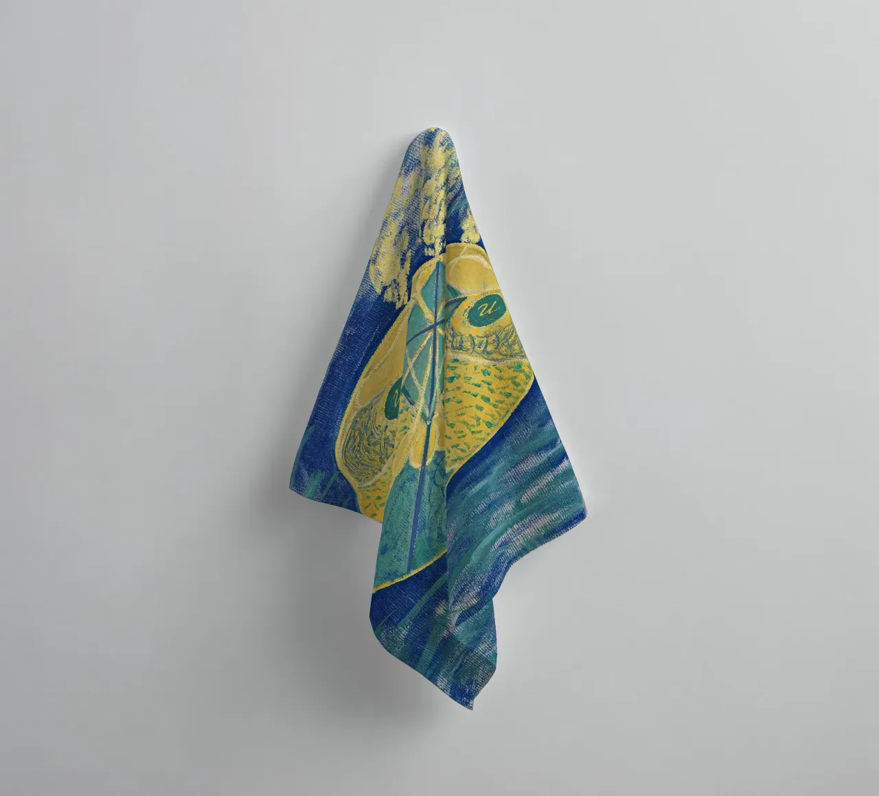 Hilma af Klint "Caos primordiale" | Cosmi spirituale astratto asciugamano da bagno da NorwesClub