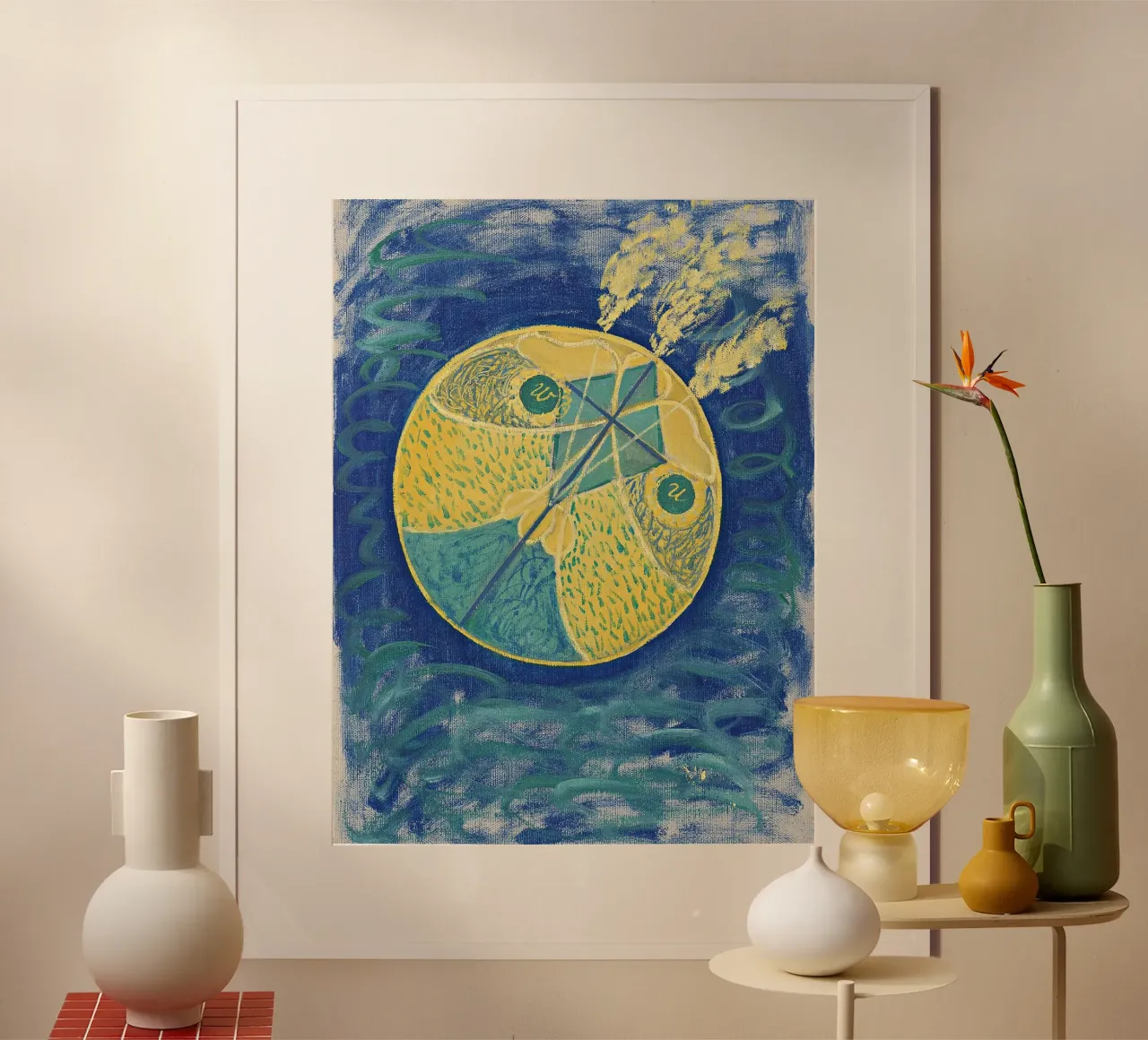Hilma af Klint "Primordial Chaos" | Abstract Spiritual Cosmi hahnemühle de NorwesClub