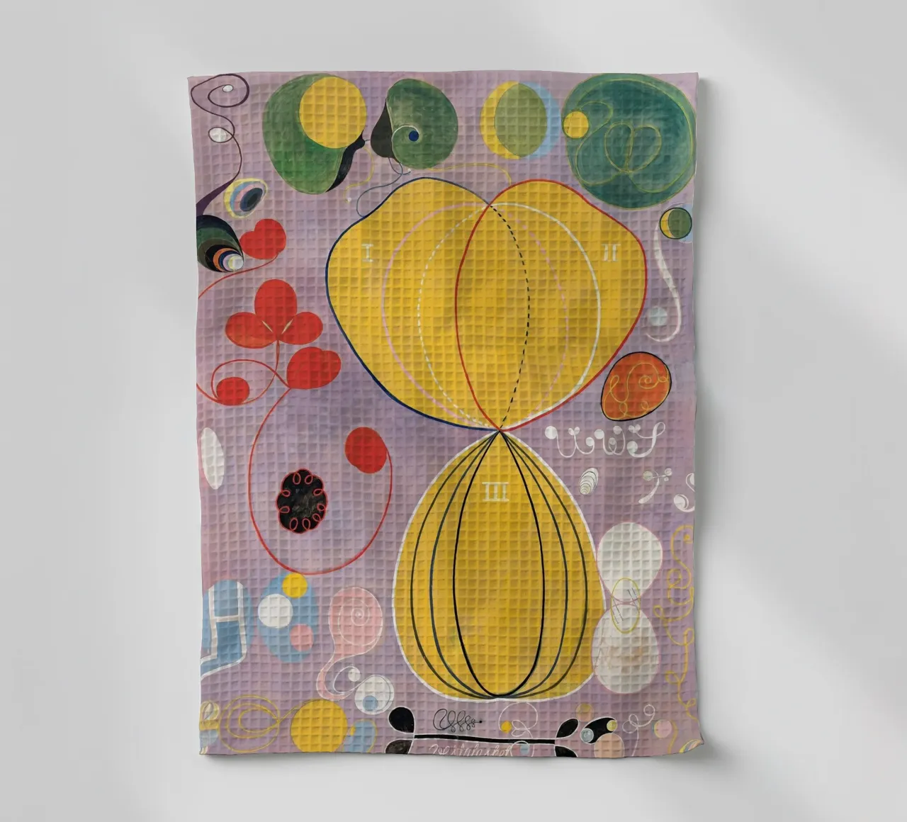Hilma af Klint "Erwachsensein" | Abstrakter spiritueller Lebenszyklus A Geschirrtuch von NorwesClub