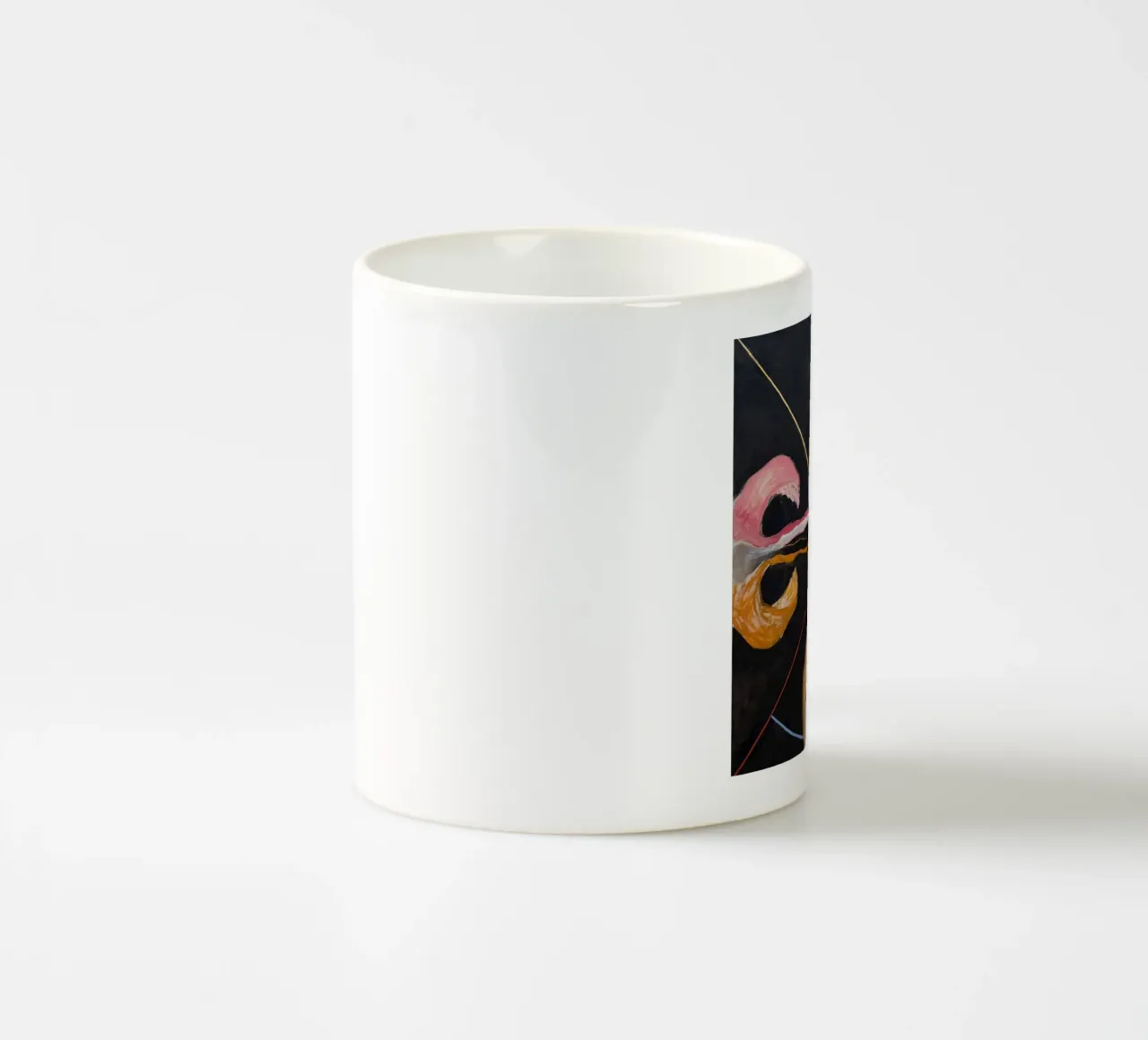 Hilma af Klint "The Swan No. 7" | Abstract Spiritual Harmony ceramic mug by NorwesClub