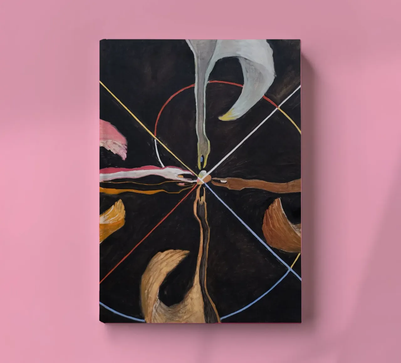 Hilma af Klint "The Swan No. 7" | Abstract Spiritual Harmony notebook by NorwesClub