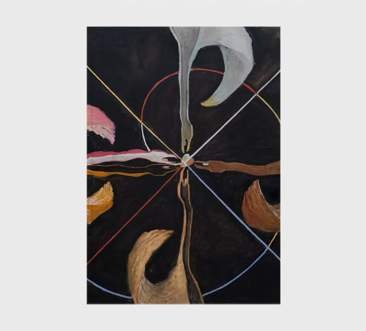 Hilma af Klint "The Swan No. 7" | Abstract Spiritual Harmony notebook by NorwesClub
