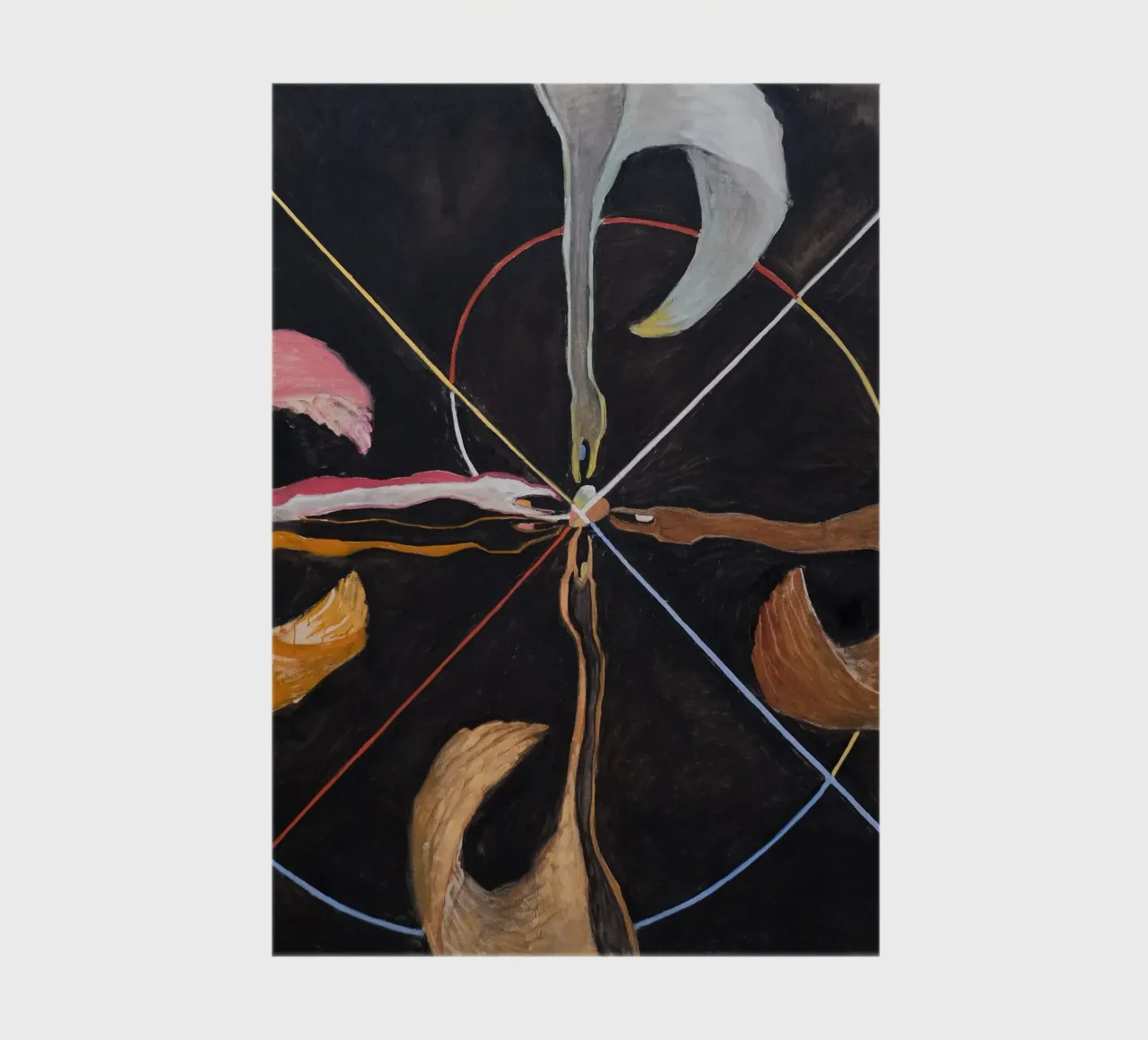 Hilma af Klint "The Swan No. 7" | Abstract Spiritual Harmony notebook by NorwesClub