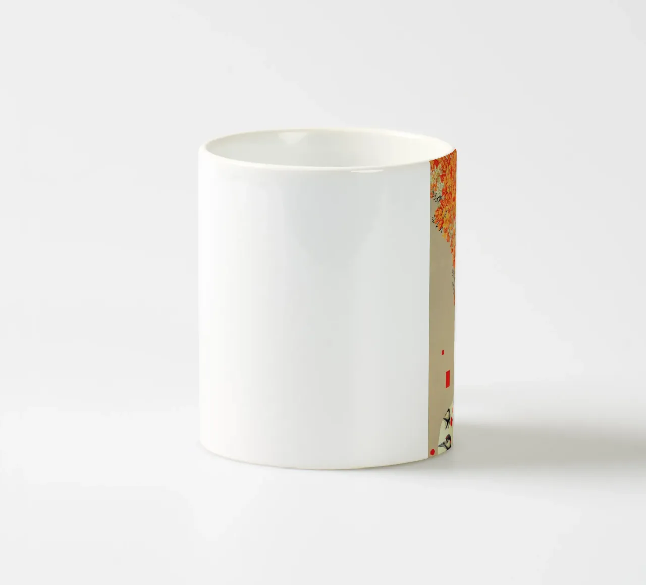 Bird Flight In Autumn tazza in ceramica da Frank Moth