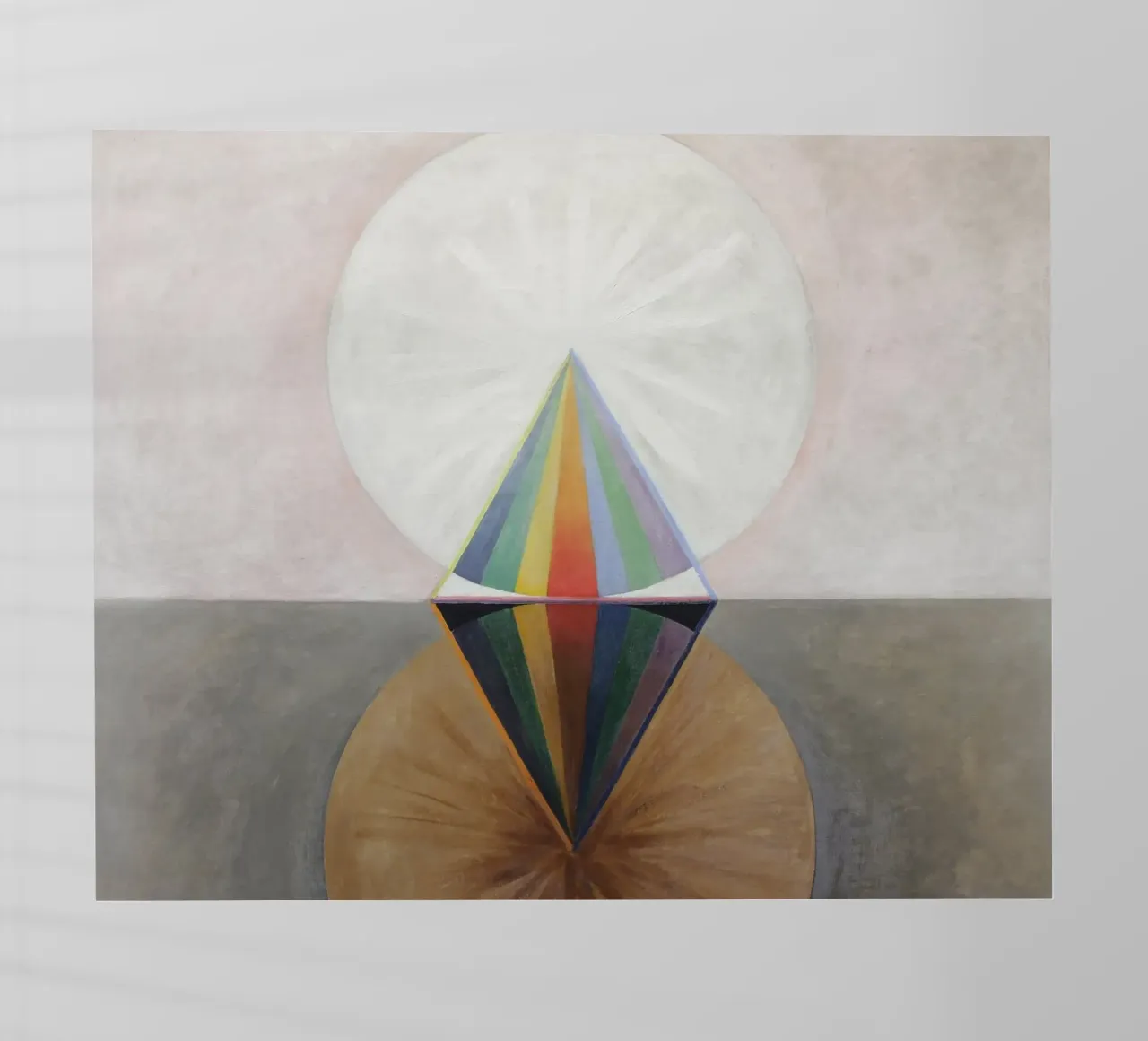 Hilma af Klint - Swan No. 12: Cosmic Symmetry, Spiritual Abs backlit film by NorwesClub