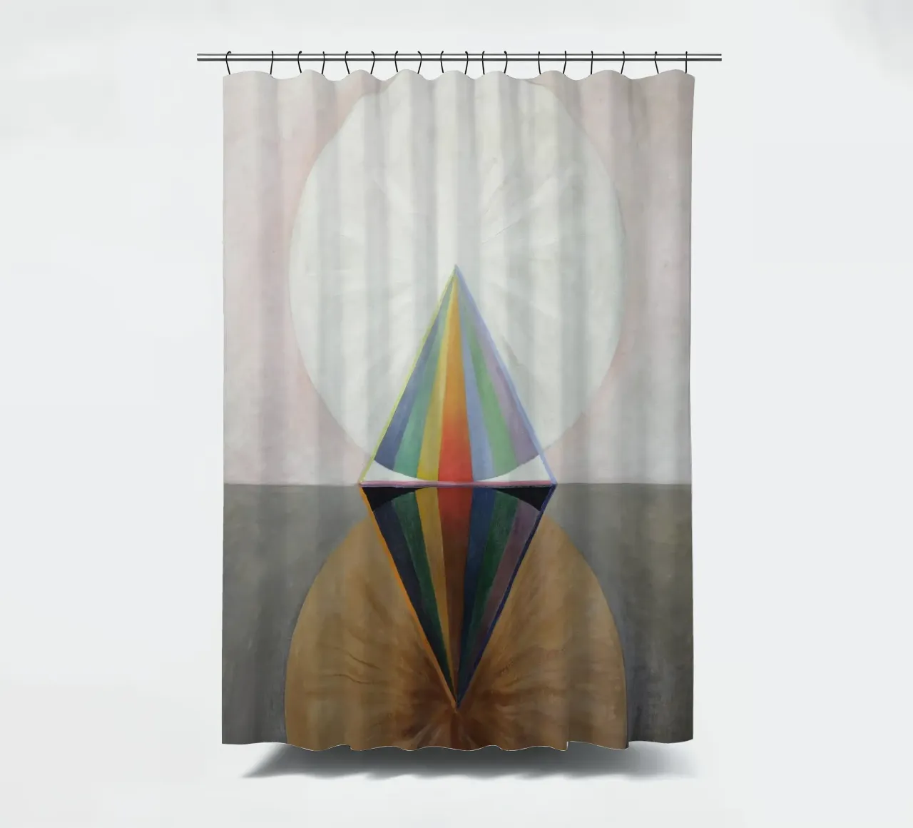 Hilma af Klint - Swan No. 12: Cosmic Symmetry, Spiritual Abs shower curtain by NorwesClub