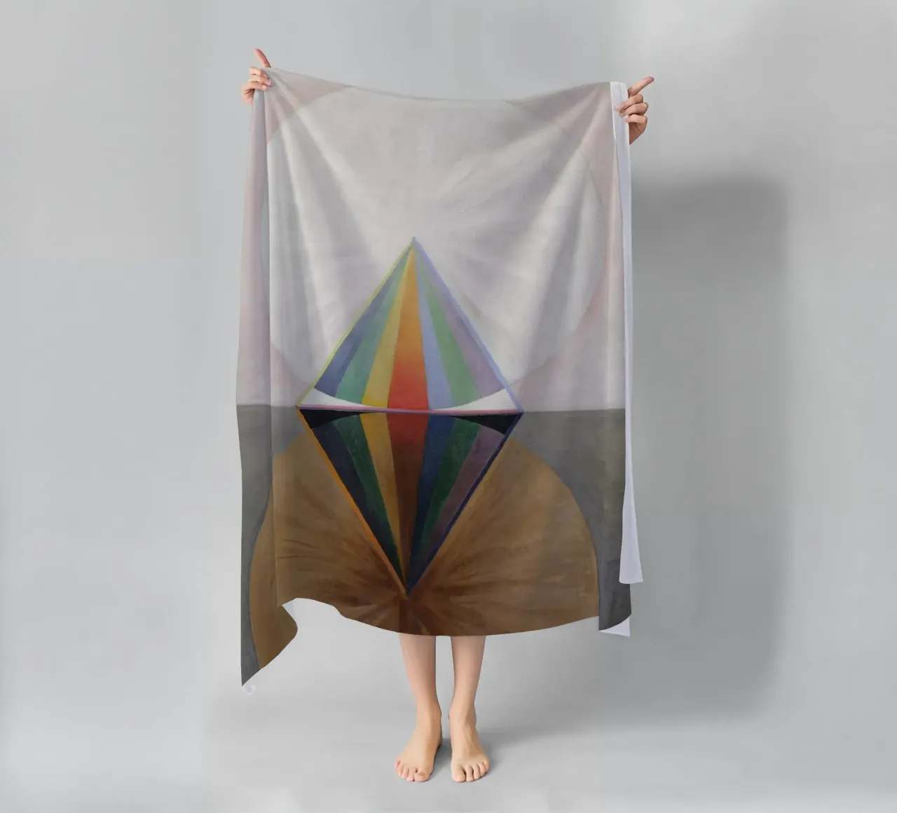 Hilma af Klint - Cisne nº 12: Simetría cósmica, Abs espiritual toalla de playa de NorwesClub