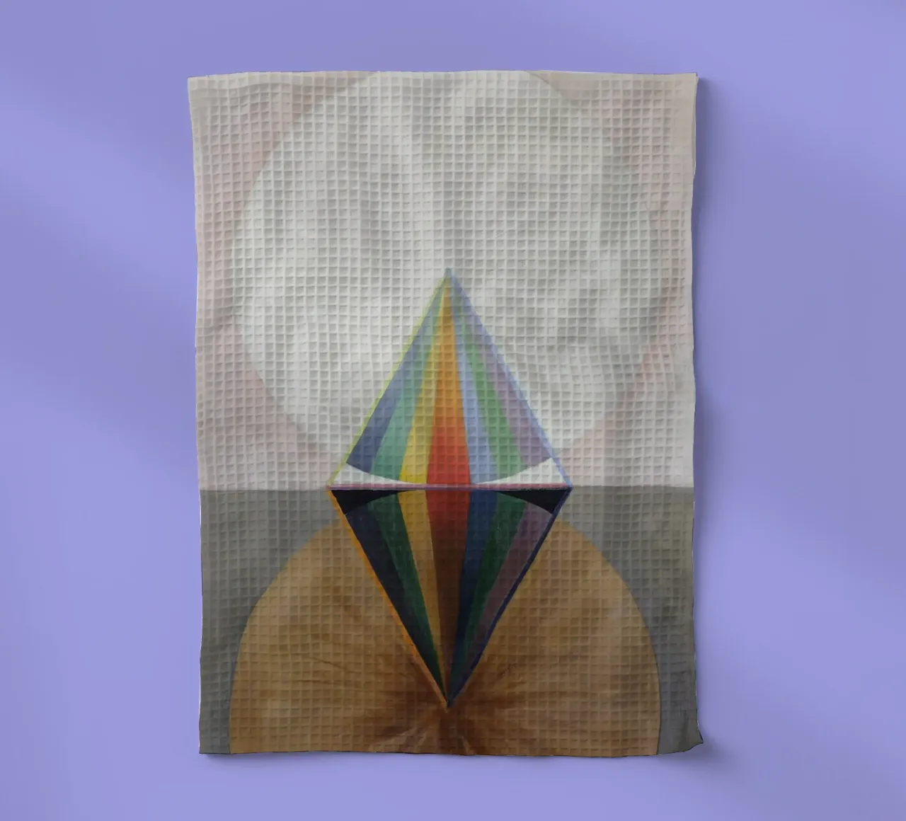 Hilma af Klint - Cisne nº 12: Simetría cósmica, Abs espiritual paño de cocina de NorwesClub
